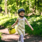 Košík na bicykel Woom POP, Banana Yellow