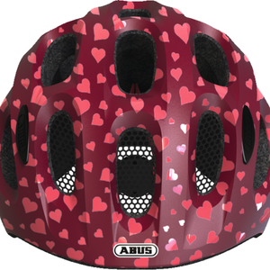 Abus Youn-I cherry red detská prilba 52-57 M