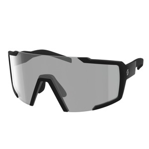 Scott Sunglasses Shield Compact LS Black Matt/Grey Light Sensitive cyklisticke okuliare