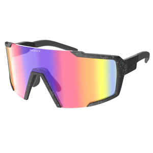 Scott Sunglasses Shield Marble Black/Teal Chrome cyklisticke okuliare