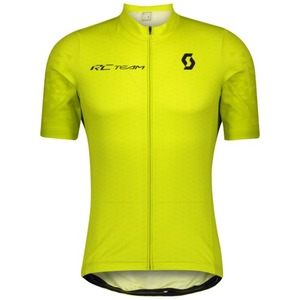 Scott Shirt M's RC Team 10 s/sl sulphur yellow/ black 2021 Dres