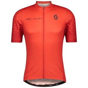 Scott Shirt M's RC Team 10 s/sl fiery red/ dark grey 2021 Dres
