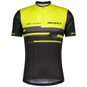 Scott Shirt M's RC Team 20 s/sl black/ sulphur yellow 2021 Dres