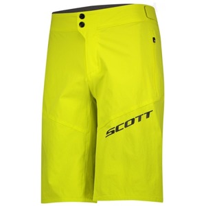 Scott Shorts M's Endurance ls/fit w/pad sulphur yellow 2021 Šortky