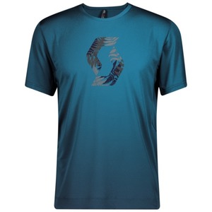 Scott Shirt M's Trail Flow Pro s/sl atlantic blue 2021 Dres 