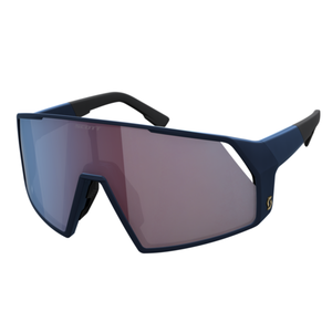 Scott Sunglasses Pro Shield Submariner Blue/Blue Chrome Enhancer cyklisticke okuliare