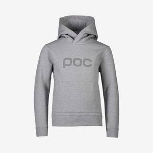 POC Hood Jr 2021 Grey melange Cyklistická mikina s kapucňou