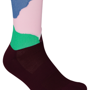 POC Essential Print Sock 2021 Multi Opal/Basalt Cyklistické ponožky
